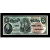 Image 1 : Fr. 64 $5 1869 Legal Tender Choice About New. The embos 