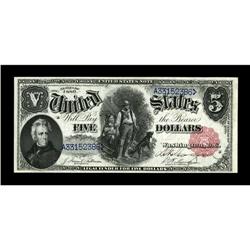 Fr. 80 $5 1880 Legal Tender Courtesy Autograph Superb G 