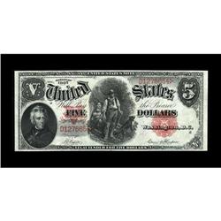 Fr. 86 $5 1907 Legal Tender Choice New. This is a well 