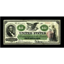 Fr. 93 $10 1862 Legal Tender Fine. This is a nice look 