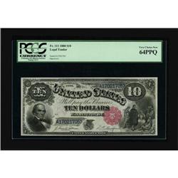 Fr. 111 $10 1880 Legal Tender PCGS Very Choice New 64PP 