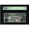 Image 1 : Fr. 112 $10 1880 Legal Tender PCGS Choice About New 58. 