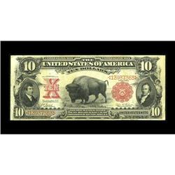 Fr. 114 $10 1901 Legal Tender Fine. Sound edges corral 