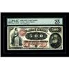 Image 1 : Fr. 185a $500 1874 Legal Tender PMG Very Fine 25. At le 