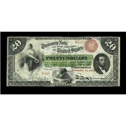 Fr. 197 $20 1863 Interest Bearing Note Fine. This is on 