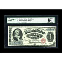 Fr. 215 $1 1886 Silver Certificate PMG Gem Uncirculated 