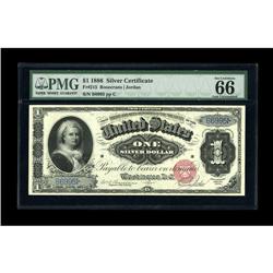 Fr. 215 $1 1886 Silver Certificate PMG Gem Uncirculated 