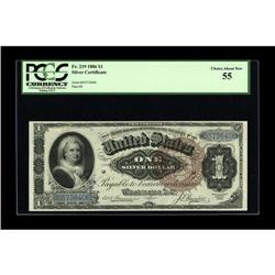 Fr. 219 $1 1886 Silver Certificate PCGS Choice About Ne 