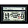 Image 1 : Fr. 223 $1 1891 Silver Certificate PMG Superb Gem Unc 6 