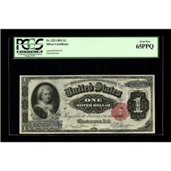 Fr. 223 $1 1891 Silver Certificate PCGS Gem New 65PPQ. 
