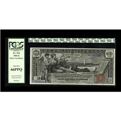 Fr. 224 $1 1896 Silver Certificate PCGS Gem New 66PPQ. 