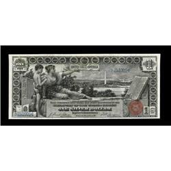 Fr. 224 $1 1896 Silver Certificate New. This note faces 