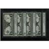 Image 1 : Fr. 233 $1 1899 Silver Certificates Cut Sheet of Four P 
