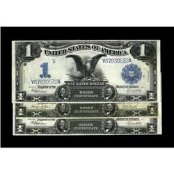 Fr. 233, Fr. 236 $1 1899 Silver Certificates Three Exam 