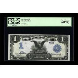 Fr. 236 $1 1899 Silver Certificate PCGS Superb Gem New 