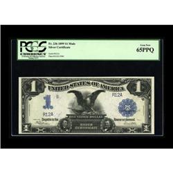 Fr. 236 $1 1899 Mule Silver Certificate PCGS Gem New 65 