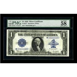 Fr. 237 $1 1923 Silver Certificate Star Note PMG Choice 