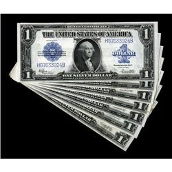 Fr. 237 $1 1923 Silver Certificates Seven Consecutive E 
