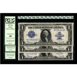 Fr. 237 $1 1923 Silver Certificates Three Examples PCGS 