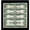 Image 2 : Fr. 238 $1 1923 Silver Certificate New Cut Sheet of Fou 