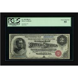 Fr. 240 $2 1886 Silver Certificate PCGS Choice About Ne 