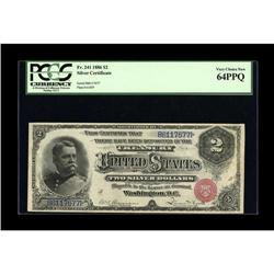 Fr. 241 $2 1886 Silver Certificate PCGS Very Choice New 