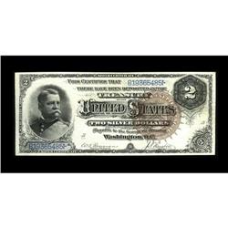 Fr. 244 $2 1886 Silver Certificate Extremely Fine-About 