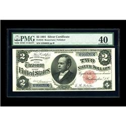 Fr. 245 $2 1891 Silver Certificate PMG Extremely Fine 4 