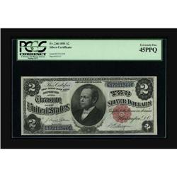 Fr. 246 $2 1891 Silver Certificate PCGS Extremely Fine 