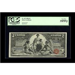 Fr. 247 $2 1896 Silver Certificate PCGS Very Fine 35PPQ 