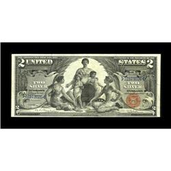 Fr. 248 $2 1896 Silver Certificate Extremely Fine. A pl 