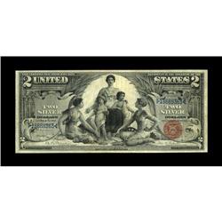 Fr. 248 $2 1896 Silver Certificate Very Fine. Beautiful 