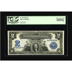 Fr. 249 $2 1899 Silver Certificate PCGS Choice About Ne 