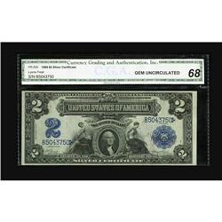 Fr. 250 $2 1899 Silver Certificate CGA Gem Uncirculated 