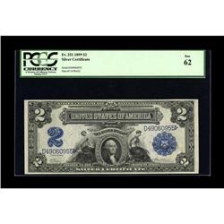 Fr. 251 $2 1899 Silver Certificate PCGS New 62. This no 
