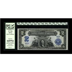 Fr. 254 $2 1899 Silver Certificate Courtesy Autograph P 