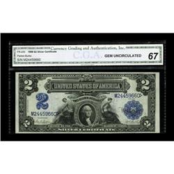 Fr. 255 $2 1899 Silver Certificate CGA Gem Uncirculated 