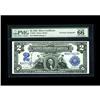 Image 1 : Fr. 255 $2 1899 Silver Certificate PMG Gem Uncirculated 