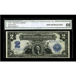 Fr. 258 $2 1899 Silver Certificate CGA Gem Uncirculated 