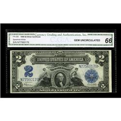 Fr. 258 $2 1899 Silver Certificate CGA Gem Uncirculated 