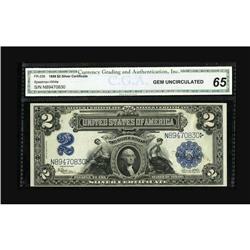 Fr. 258 $2 1899 Silver Certificate CGA Gem Uncirculated 