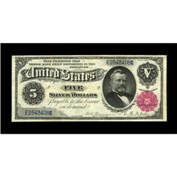 Fr. 266 $5 1891 Silver Certificate Very Fine-Extremely 