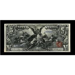 Fr. 268 $5 1896 Silver Certificate Choice About New. Th 