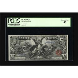 Fr. 268 $5 1896 Silver Certificate PCGS Extremely Fine 