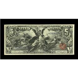 Fr. 268 $5 1896 Silver Certificate Very Fine. This is a 