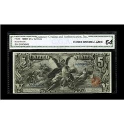 Fr. 269 $5 1896 Silver Certificate CGA Choice Uncircula 