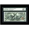 Image 1 : Fr. 270 $5 1896 Silver Certificate PMG Superb Gem Unc 6 