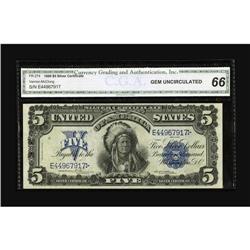 Fr. 274 $5 1899 Silver Certificate CGA Gem Uncirculated 