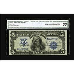 Fr. 277 $5 1899 Silver Certificate CGA Gem Uncirculated 