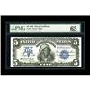 Image 1 : Fr. 277 $5 1899 Silver Certificate PMG Gem Uncirculated 